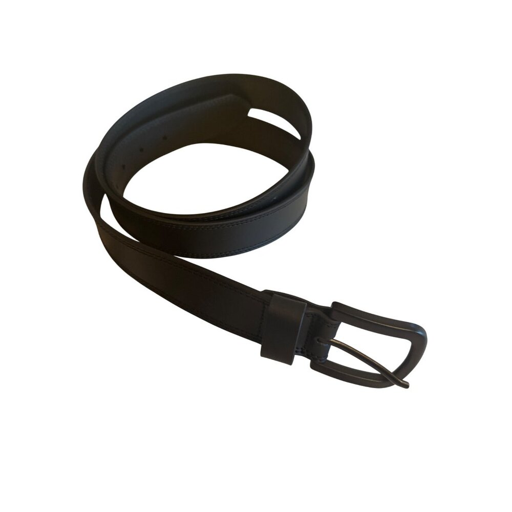 Dickies Mens Black‎ Faux Leather Belt With Adjustable Buckle Size 50